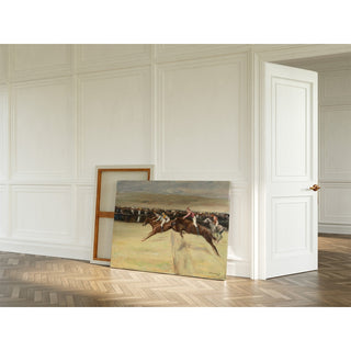 Reproduction Pferderennen in den Cascinen - Max Liebermann