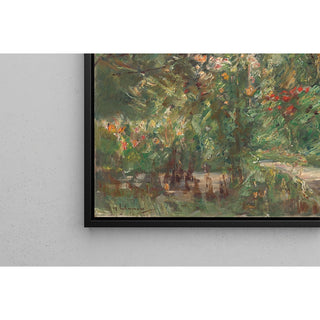 Reproduction Plantes vivaces dans le jardin potager, vue vers le nord-ouest - Max Liebermann