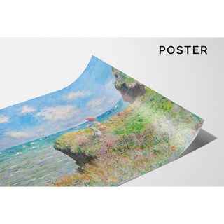 Reproduction Promenade sur la falaise, Pourville de Claude Monet