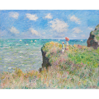 Reproduction Promenade sur la falaise, Pourville de Claude Monet