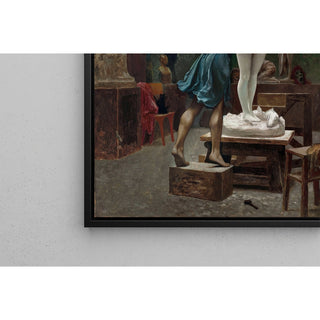 Reproduction Pygmalion et Galatée, Esquisse à l'Huile - Jean-Léon Gérôme
