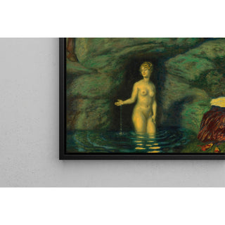 Reproduction Quellnymphe von Faunen belauscht - Franz von Stuck