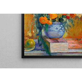 Reproduction Renoncules au Vase Bleu - Pierre Bonnard