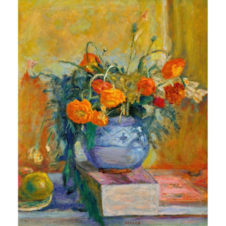Reproduction Renoncules au Vase Bleu - Pierre Bonnard