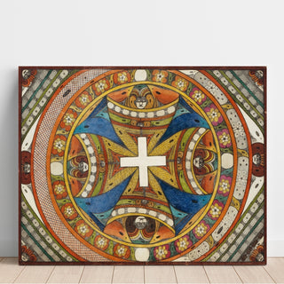 Reproduction Roosali von Indien; Roosali von Rußland; Roosali von China; Und Roosali von Jappan im Skt. Adolf-Roosa-Gaarta 1922 - Adolf Wölfli