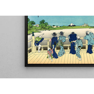 Reproduction Sazai Hall au Temple des Cinq Cents Arhat - Katsushika Hokusai