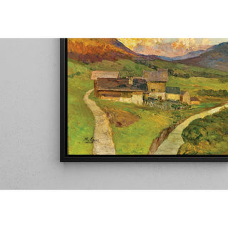 Reproduction Soirée dans la vallée de Sesto col de Kreuzberg - Marie Egner