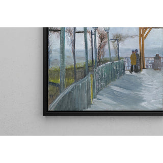 Reproduction Terrasse et belvédère au Moulin de Blute-Fin, Montmartre - Vincent van Gogh
