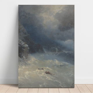 Reproduction The Storm at Cape Aya - Ivan Konstantinovich Aivazovsky