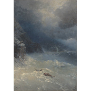 Reproduction The Storm at Cape Aya - Ivan Konstantinovich Aivazovsky