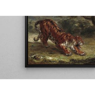 Reproduction Tigre et serpent - Eugène Delacroix