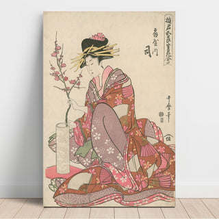Reproduction Tsukasa of Ogiya - Kitagawa Utamaro