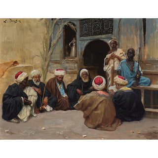 Reproduction Un Conseil des sages - Ludwig Deutsch