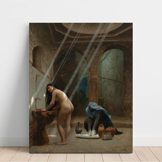 Reproduction Un bain maure, ébauche - Jean-Léon Gérôme