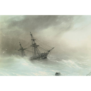 Reproduction Un navire dans une mer agitée - Ivan Konstantinovich Aivazovsky