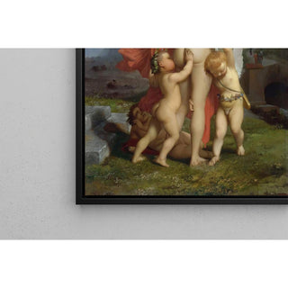 Reproduction Une jeune nymphe taquinée par des putti - Jean-Léon Gérôme