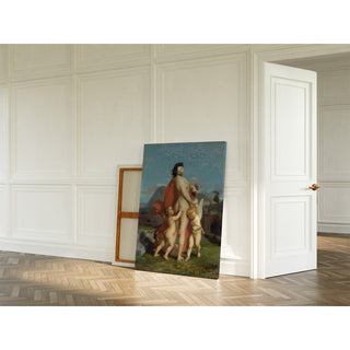 Reproduction Une jeune nymphe taquinée par des putti - Jean-Léon Gérôme
