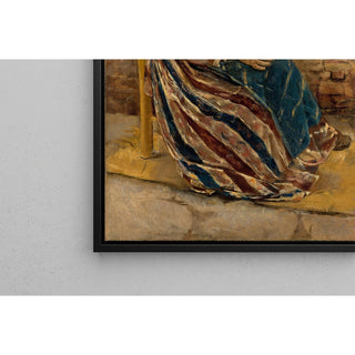 Reproduction Une vieille femme avec un chat - Max Liebermann