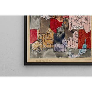 Reproduction Ville des églises - Paul Klee
