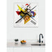 Reproduction of the painting | Sur blanc II - Wassily Kandinsky