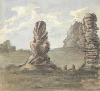 Restes du fort sur le mont St Catherine près de Rouen, dit avoir été la station de Richard Cœur de Lion - Anne Rushout