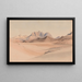 Djebel Serbal Sinaï - Révérend Edward Thomas Daniell — ingelijst kunstwerk aan de muur