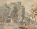 Château de Carrig Cennen, Carmarthenshire - Révérend John Gardnor — weergave van het kunstwerk