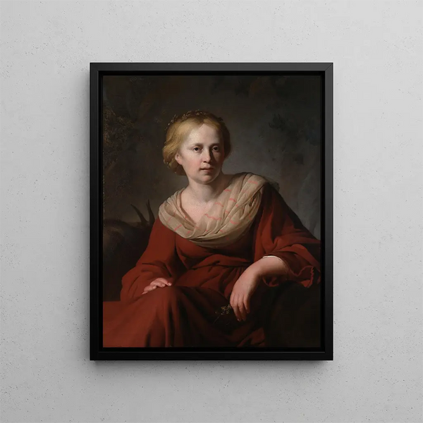 Reyer Jacobsz van Blommendael - A Young Woman in Arcadian Costume.webp