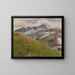 Alpe - Regnault Sarasin — ingelijst kunstwerk aan de muur