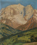 Mont Blanc gezien vanaf Combloux - Regnault Sarasin — weergave van het kunstwerk