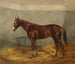 Het racepaard Fantoom - Richard Benno Adam — weergave van het kunstwerk