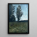 Landscape by moonlight - Richard Bergh — framed artwork on a wall