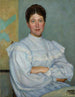 Portrait Painting of Gerda Bergh, the second wife of the artist - Richard Bergh — artwork view