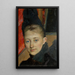 Portrait of the artist's first wife born Klemming - Richard Bergh — framed artwork on a wall
