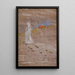 Sketch for The Girl and Death Walking - Richard Bergh — framed artwork on a wall