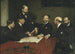 The Council of the Society of Artists Christian Eriksson Eugène Jansson Karl Nordström president Robert Thegerström standing Nils Kreuger - Richard Bergh — artwork view