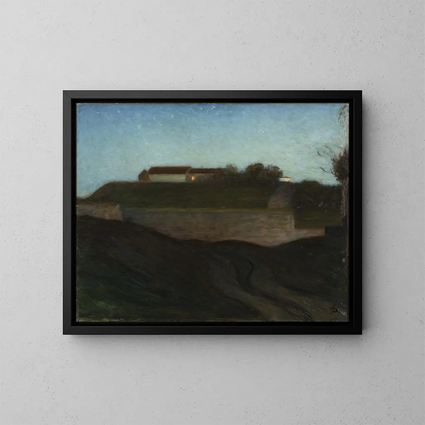 La forteresse de Varberg - Richard Bergh — ingelijst kunstwerk aan de muur