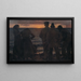 Les vieux au bord de la plage - Richard Bergh — framed artwork on a wall
