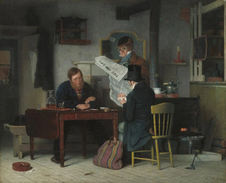Richard Caton Woodville - Waiting for the Stage.webp