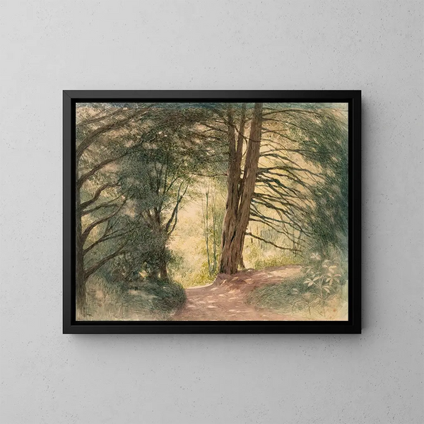 Boxhill, Surrey - Richard Doyle — ingelijst kunstwerk aan de muur