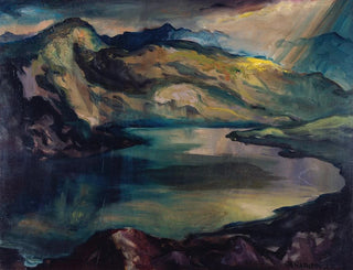 Bergmeer - Richard Harlfinger — weergave van het kunstwerk