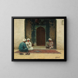 Richard Karlovich Zommer - Before The Mosque.webp