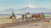 Koeienbestuur op de berg Ararat - Richard Karlovich Zommer — weergave van het kunstwerk
