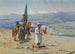 Imam Chamil in de Kaukasus - Richard Karlovich Zommer — weergave van het kunstwerk