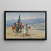 Imam Chamil in de Kaukasus - Richard Karlovich Zommer — ingelijst kunstwerk aan de muur