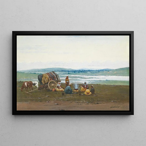 Richard Karlovich Zommer - The Encampment.webp