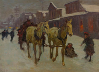 Richard Lorenz - Passing Through Town On A Cold Winters Night.webp
