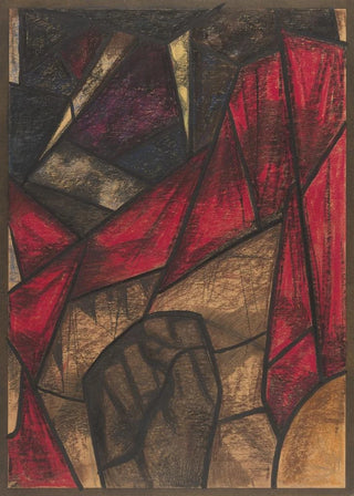 Richard Nicolas Roland Holst - Ontwerp voor raam in het Noordertransept in de Dom te Utrecht.webp