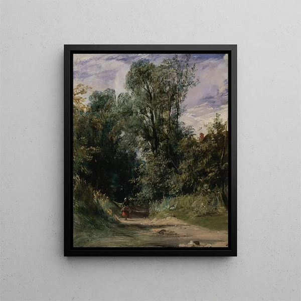 Richard Parkes Bonington - A Wooded Lane.webp