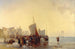 Fish Market Painting - Richard Parkes Bonington — artwork view